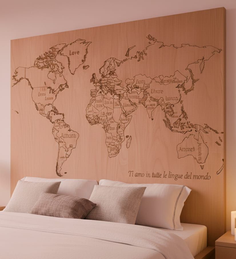 Letto Ti amo in tutte le lingue del mondo